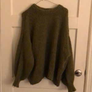 Zara green sweater